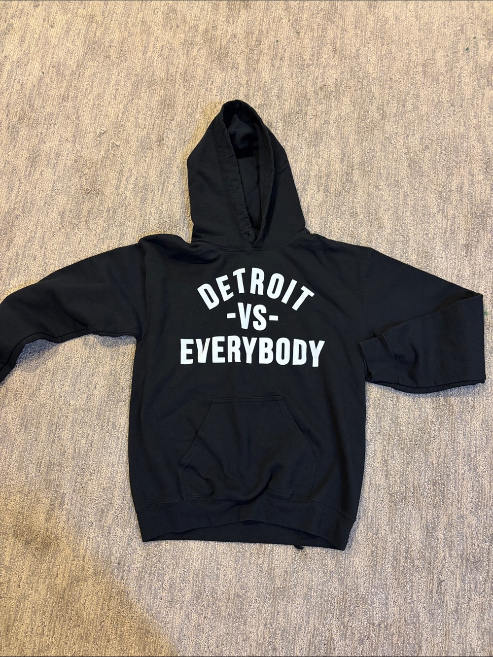 Detroit Vs Everybody Black Pullover Hoodie